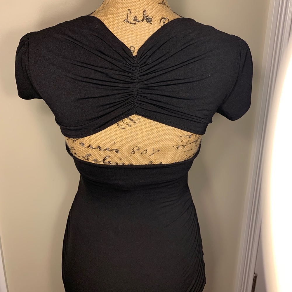 Sexy black dress